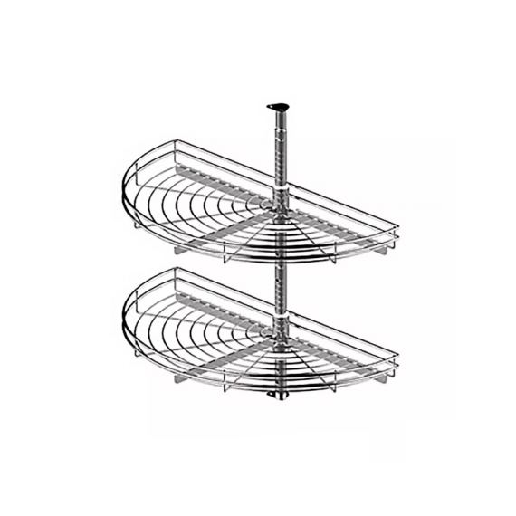 Konyhai 1/2 kr forgkosr szett Nova, szrke, 750mm